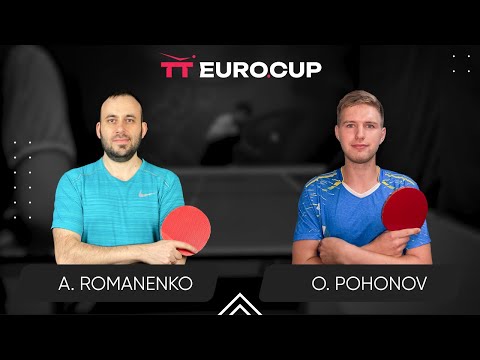 17:35 Andrii Romanenko - Oleksandr Pohonov 04.07.2024 TT Euro.Cup Ukraine Professional. TABLE 3