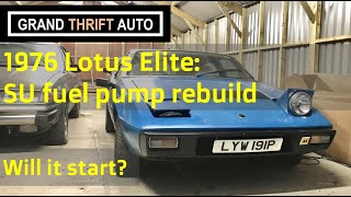 Lotus Elite renovation tutorial video