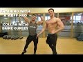 TRAINING WITH A WBFF PRO | POSING PRACTICE | THE COLLEGE COMPETITOR |