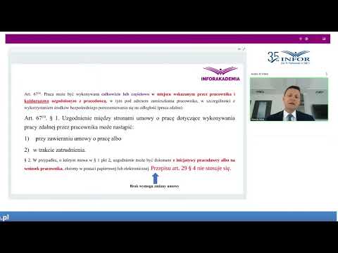 Webinarium: Praca zdalna w Kodeksie pracy – nowe obowiązki pracodawcy i pracownika