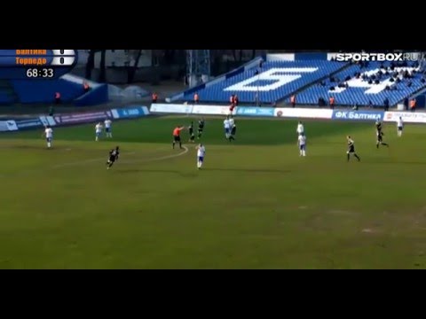 Победный гол Торпедо А в ворота Балтики 0:1