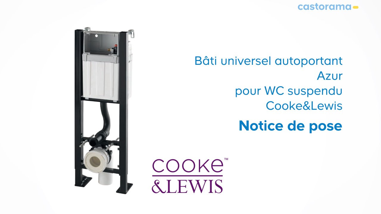 Notice de montage WC suspendu Azur COOKE & LEWIS
