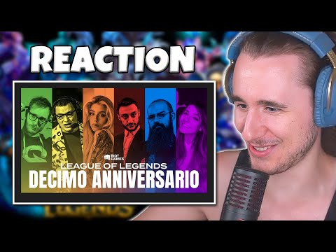 REACTION 10° ANNIVERSARIO DI LEAGUE OF LEGENDS ITALIA