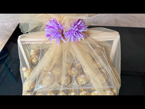 Engagement Hamper Tutorial with Ferrero Rocher Chocolates