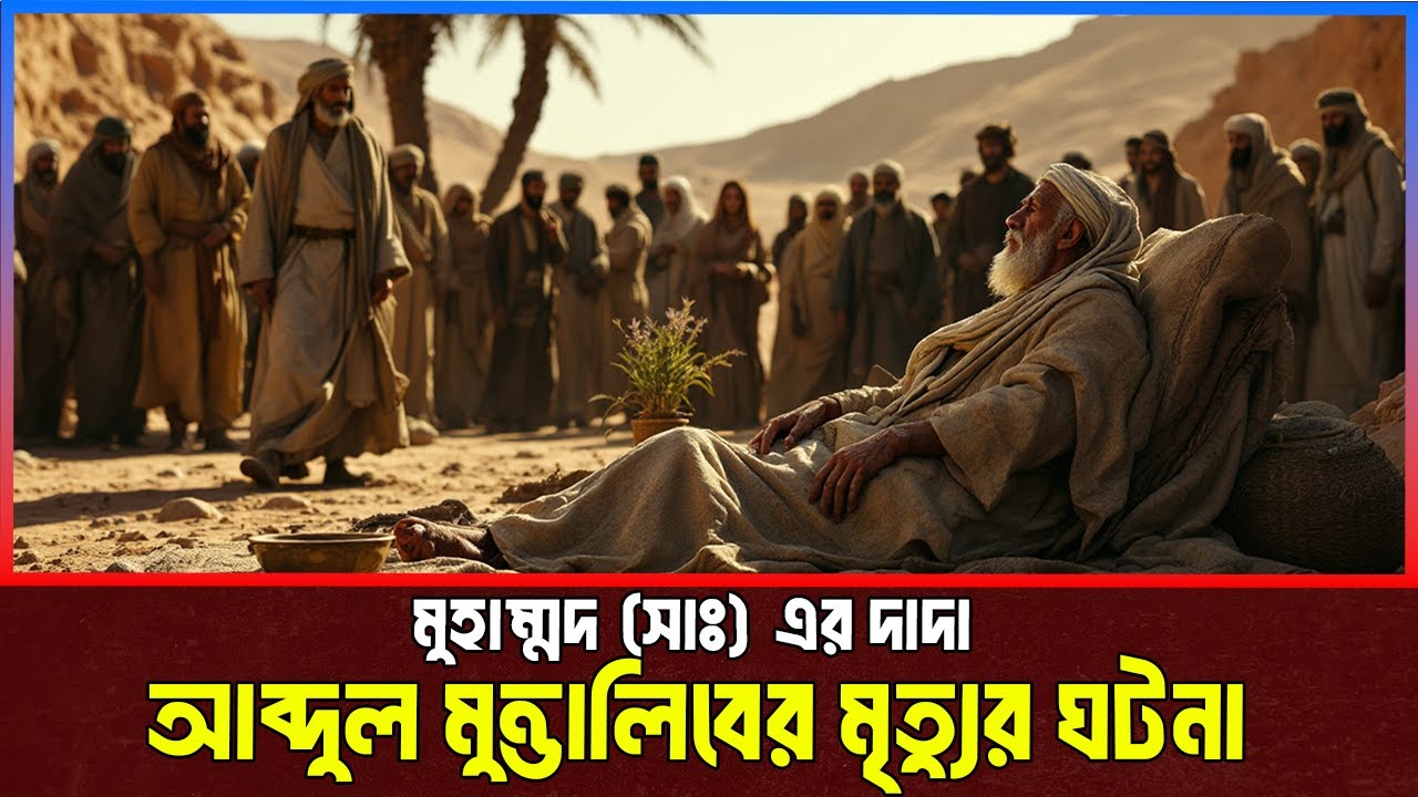 মুহাম্মদ (সাঃ) এর দাদা আব্দুল মুত্তালিবের ইন্তেকালের ঘটনা । Islamic Story Bangla
