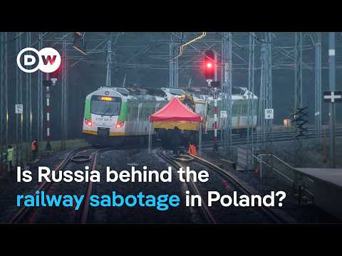 Railway line sabotage in Poland: PM Donald Tusk blames Russia | DW News