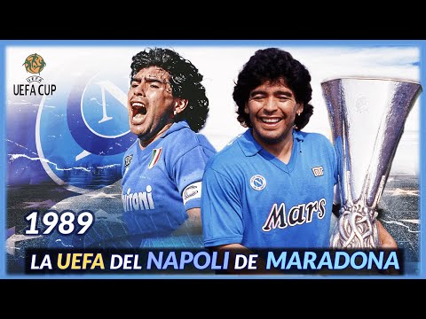 NAPOLI Campeón Copa UEFA (1989) 🏆 El Único TÍTULO EUROPEO de MARADONA 💙🤍