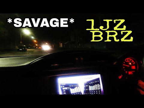 280HP BRZ is SAVAGE! 😜 | 1JZ BIG TURBO (210kw)