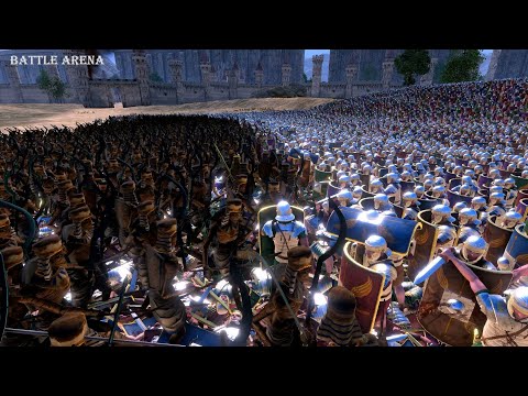 Mummy Army vs Roman Army | Ultimate Epic Battle Simulator | UEBS