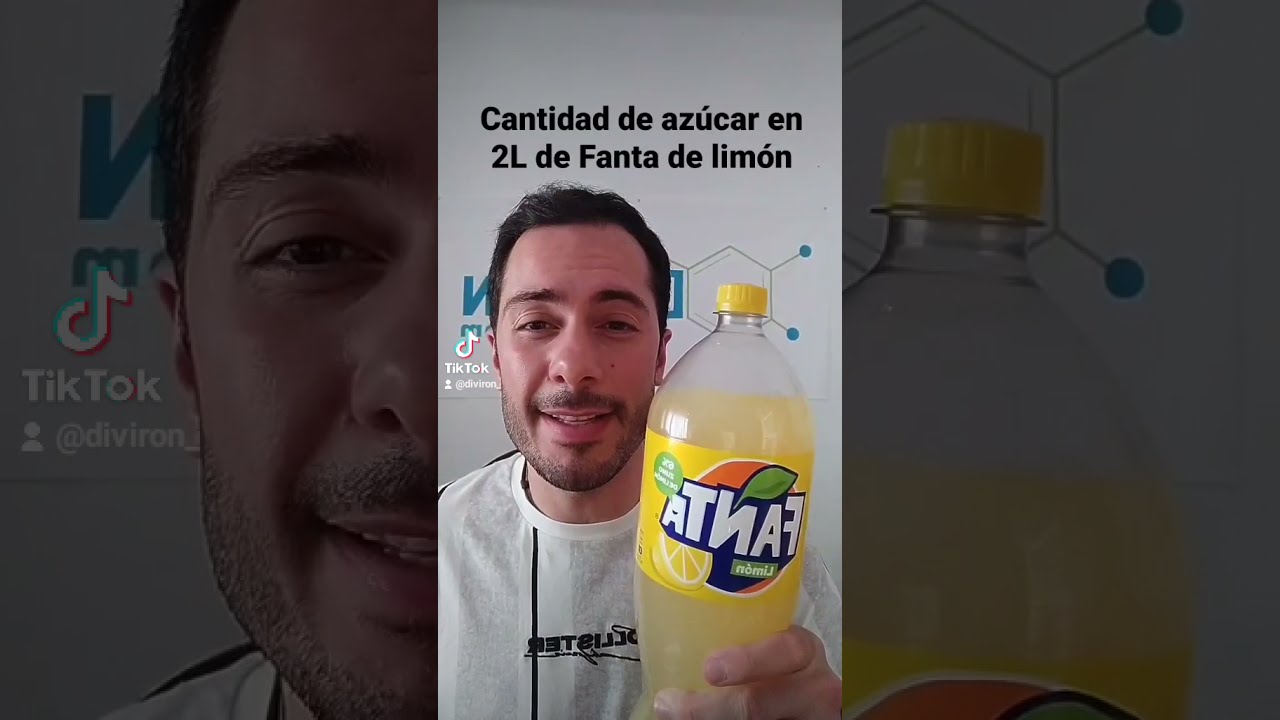 AZÚCAR en 2L de FANTA de limón