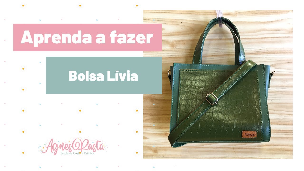 Painel Shoulder Bag - Carinho Rosa - Ateliê AgnesRasta