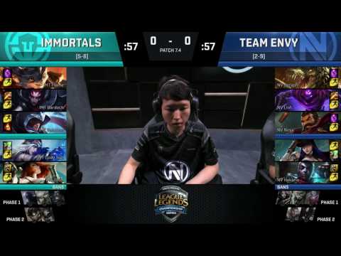 IMT vs NV || Highlights Game 1|| NA LCS Spring 2017 W6D3