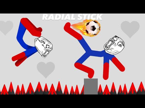 Best Falls | Stickman Dismounting compilation of funny moments RADIAL STICK #677