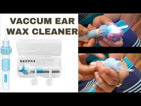 Vaccum ear wax cleaning Kit/Unboxing & review/Electric...