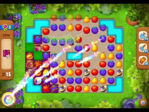 GardenScapes Level 3298 no boosters (25 moves)