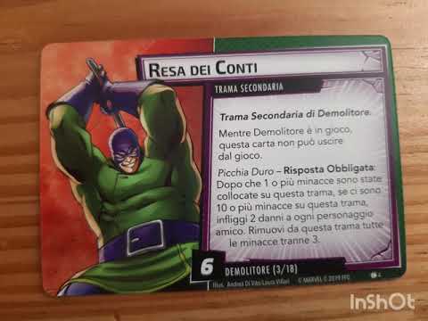 Ironman justice vs Squadra di Demolizione I parte Marvel Champions lcg