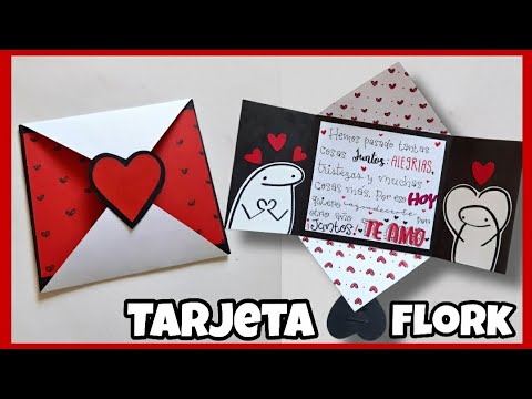 ❤ REGALO FÁCIL DE ANIVERSARIO - Tarjeta de sobre Plegable | Marialis