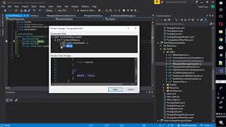 How to generate automatically setter and getter on Visual Studio with a Shorcut Key