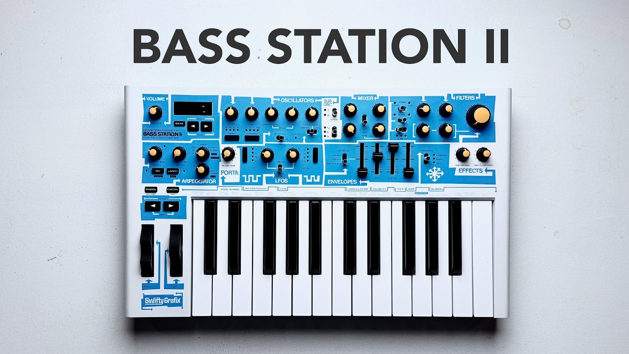 Novation Bass Station II: A modern classic gets a beautiful redesign - YouTube