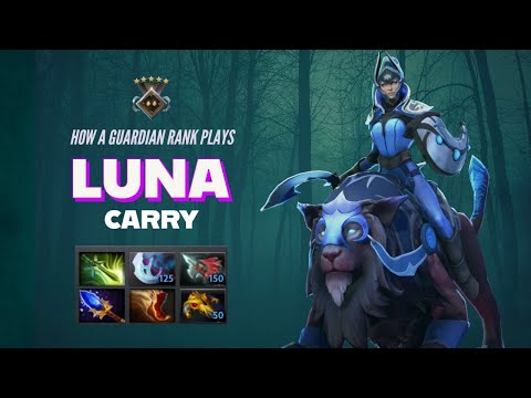 Luna Carry 7.33c ► Dota 2 Gameplay