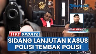 Sidang 'Polisi Tembak Polisi', Mantan Kapolres Solok Selatan Mengaku Tertidur saat Kejadian