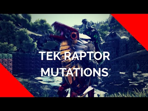 Ark Survival Evolved - TEK RAPTOR MUTATIONS!