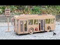 How To Make Toy Bus Folding Door Amazing Cardboard Car