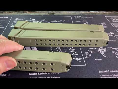 Review of Classic Firearms Aftermarket Korean RWB Glock Magazines