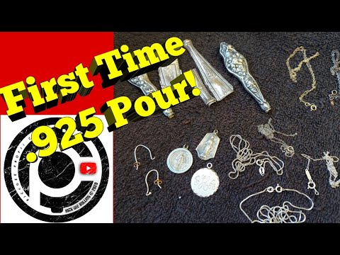 Pouring 925 Sterling Silver. KSDesigns Pour!