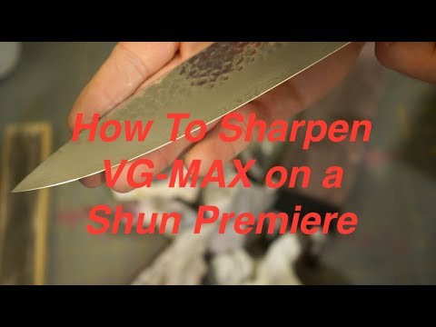 Sharpening Shun Premiere in VG Max/10