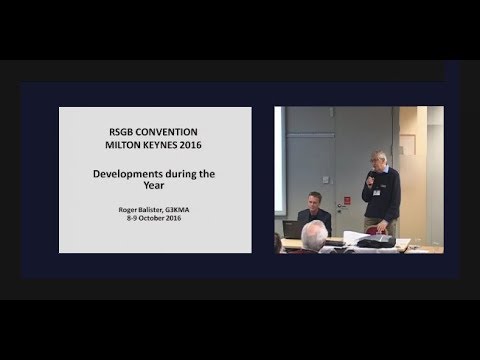 RSGB Convention lecture 2016 - Developments in IOTA, update on electronic QSLing and the future