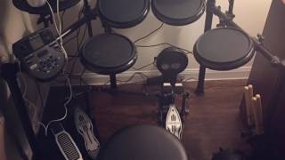 Video thumbnail for Alesis Nitro Kit with Mapex P500TW Double Bass Pedal by JAFARRIS2486
