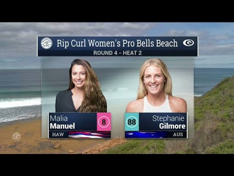 2016 Rip Curl Women’s Pro Bells Beach: Round 4, Heat 2 Video
