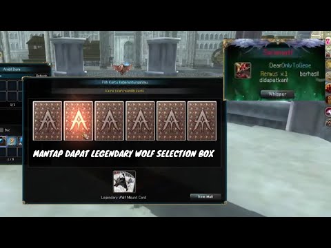 ATLANTICA REBIRTH INDONESIA - OPENING LEGENDARY WOLF MOUNT CARD