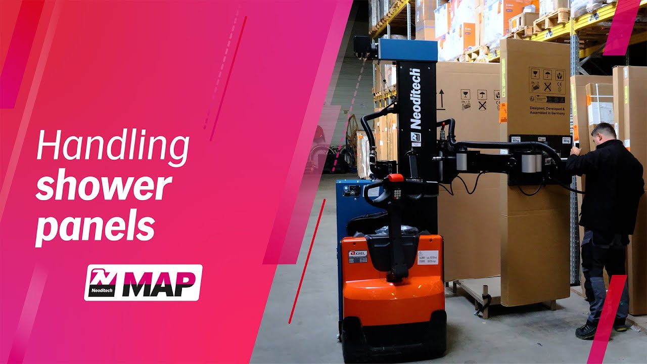 60 KG SHOWER PANELS | Handling of with the Picking manipulator
