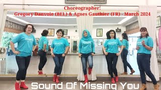 Sound Of Missing You - Line Dance /Gregory Danvoie (BEL) &amp; Agnes Gauthier (FR) - March 2024