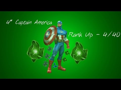 Marvel Contest Of Champions 4* Captain America Rank UP! 4/40