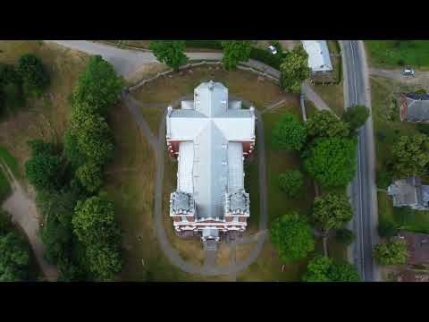 Žaslių miestelis iš aukštai, 2021