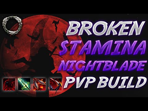 BROKEN Stamina Nightblade PvP Build + ⚔ SOLO 1vX Gameplay ⚔ | ESO High Isle