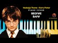 Harry Potter - Hedwig's Theme Music Piano Cover with NOTES | AJ Shangarjan | AJS