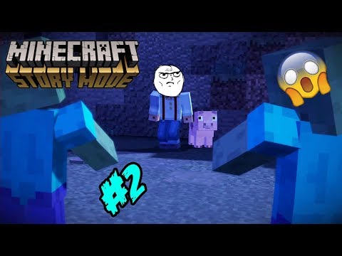 I Almost Got Killed By Zombies And Creepers | MineCraft Story Mode #2