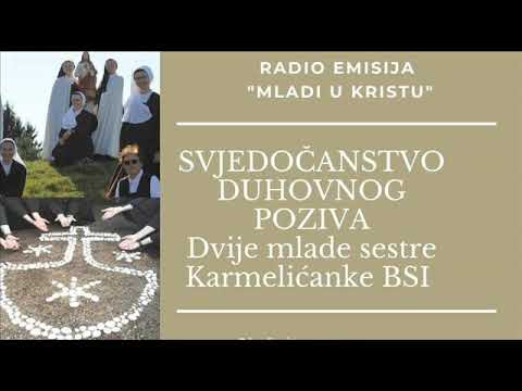 Mladi u Kristu 3. 5. 2020. - Svjedočanstva dvije mlade sestre Karmelićanke Božanskog Srca Isusova