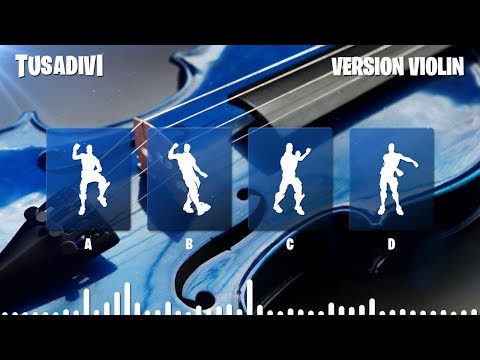 GUESS THE FORTNITE DANCE BY ITS VIOLIN VERSION MUSIC - FORTNITE CHALLENGE | tusadivi