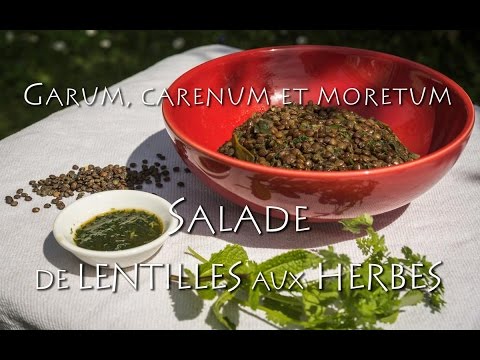 Salade de lentille aux herbes