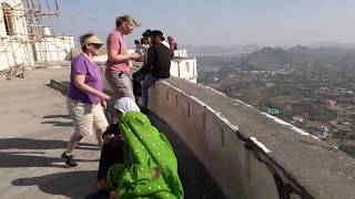 preview picture of video 'A walk through Sajjan Garh fort Udaipur (Monsoon Palace)'