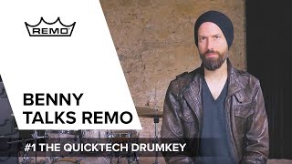 Video thumbnail for Benny talks REMO // #1 The Quicktech Drumkey by GEWA Drums