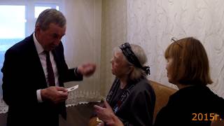 Поздравление и вручение награды. 9 мая 2015г.