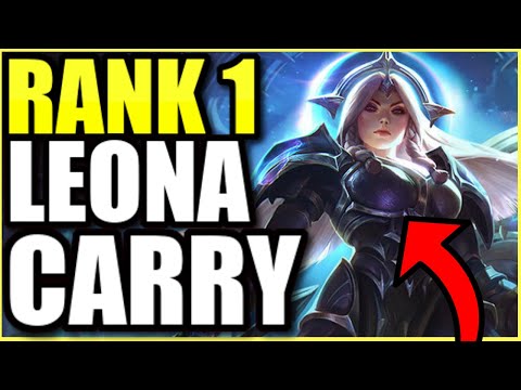 THE RANK 1 LEONA SHOWS YOU HOW TO CARRY 100% OF YOUR GAMES FROM SUPPORT! - League of Legends