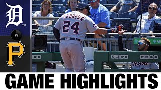 Tigers vs Pirates Game Highlights (6/8/22)  MLB Hi