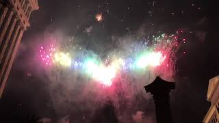 New Years 2019 Fireworks Show from Caesars Palace Las Vegas